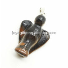 AAA Grade natural tiger eye angel pendant for necklace
